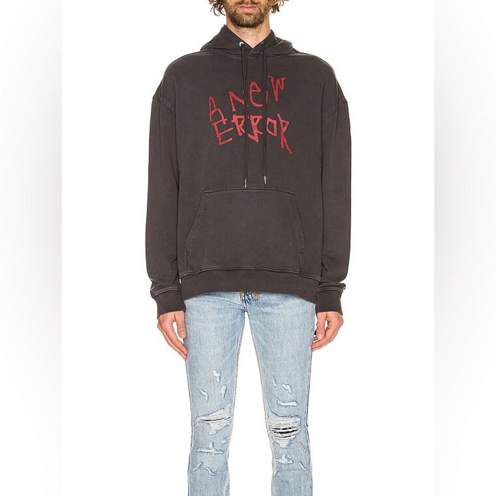 Ksubi Error Biggie Hoodie in Faded Black in Black Sz XL Men’s